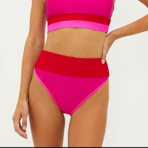 NWT Beach Riot Emmy Colorblock Bottom XS - Picture 2 of 6